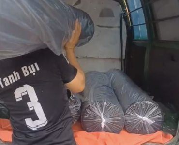 Đi Hàng Vải Bố Đen STP1301 - Chuẩn Form, Chuẩn Xưởng