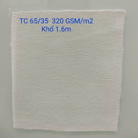 Canvas Poly Trắng – Canvas Mộc TC