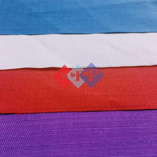 Vải Caro Cán Pu Trượt Nước Chống Thấm