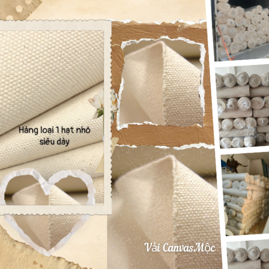 Vải Bố Mộc | Vải Canvas Mộc (Giao Toàn Quốc Giá Sỉ Tốt)