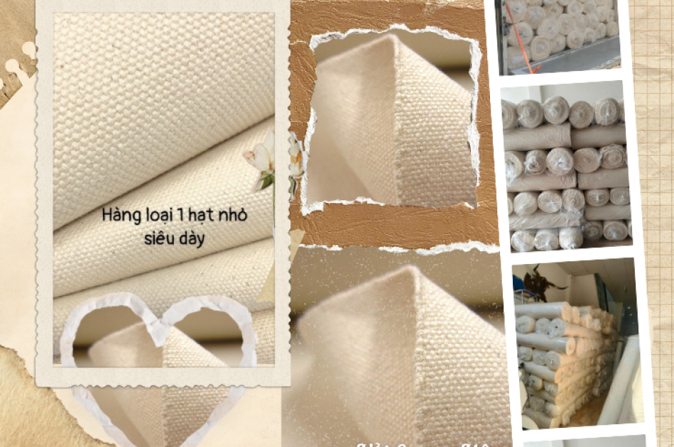 Vải Bố Mộc | Vải Canvas Mộc (Giao Toàn Quốc Giá Sỉ Tốt)