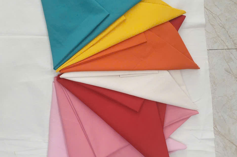 Vải Bố Canvas Hồng Đào Tươi Nhẹ Cực Hiếm