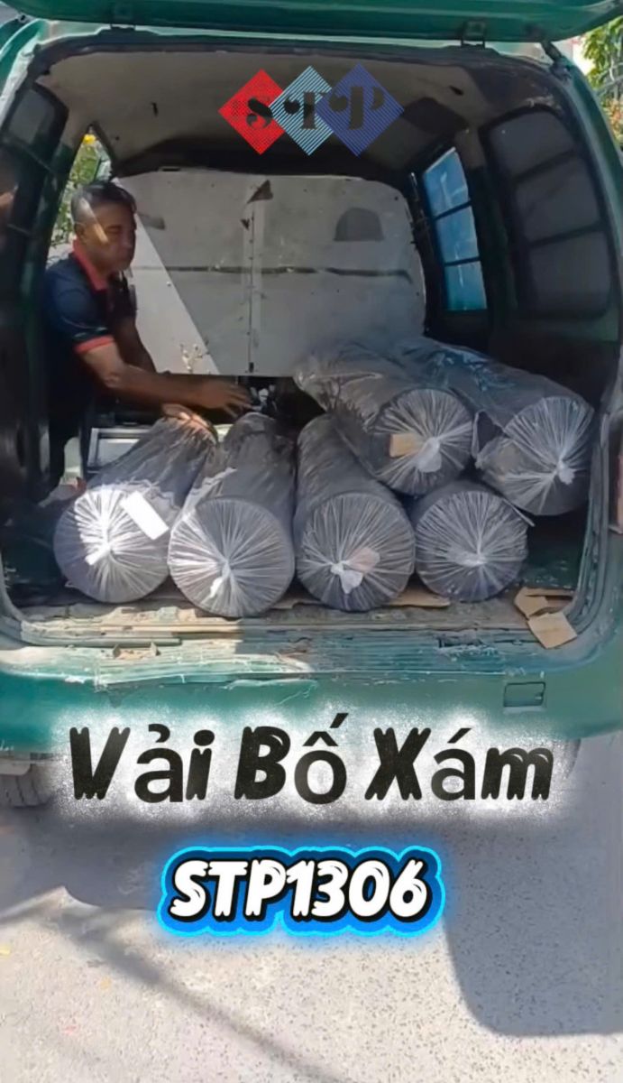 Vải Bố Xám | Vải Canvas Xám