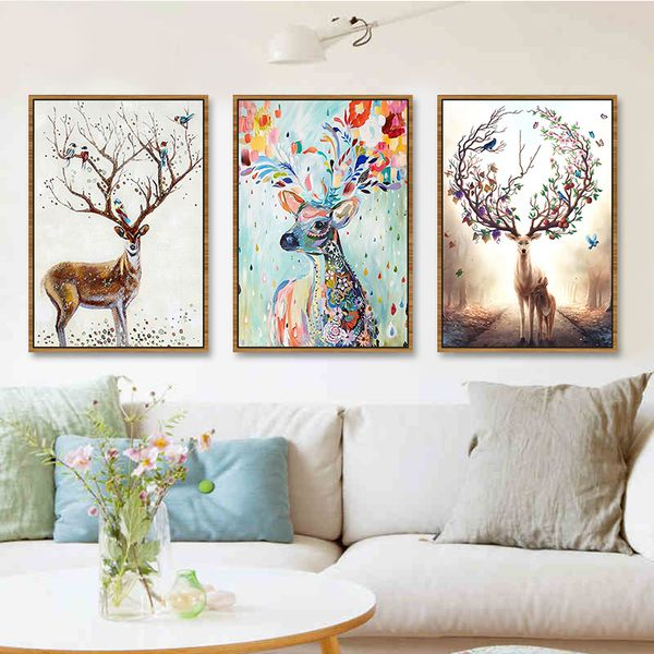 Các bức tranh làm từ Vải Bố Canvas