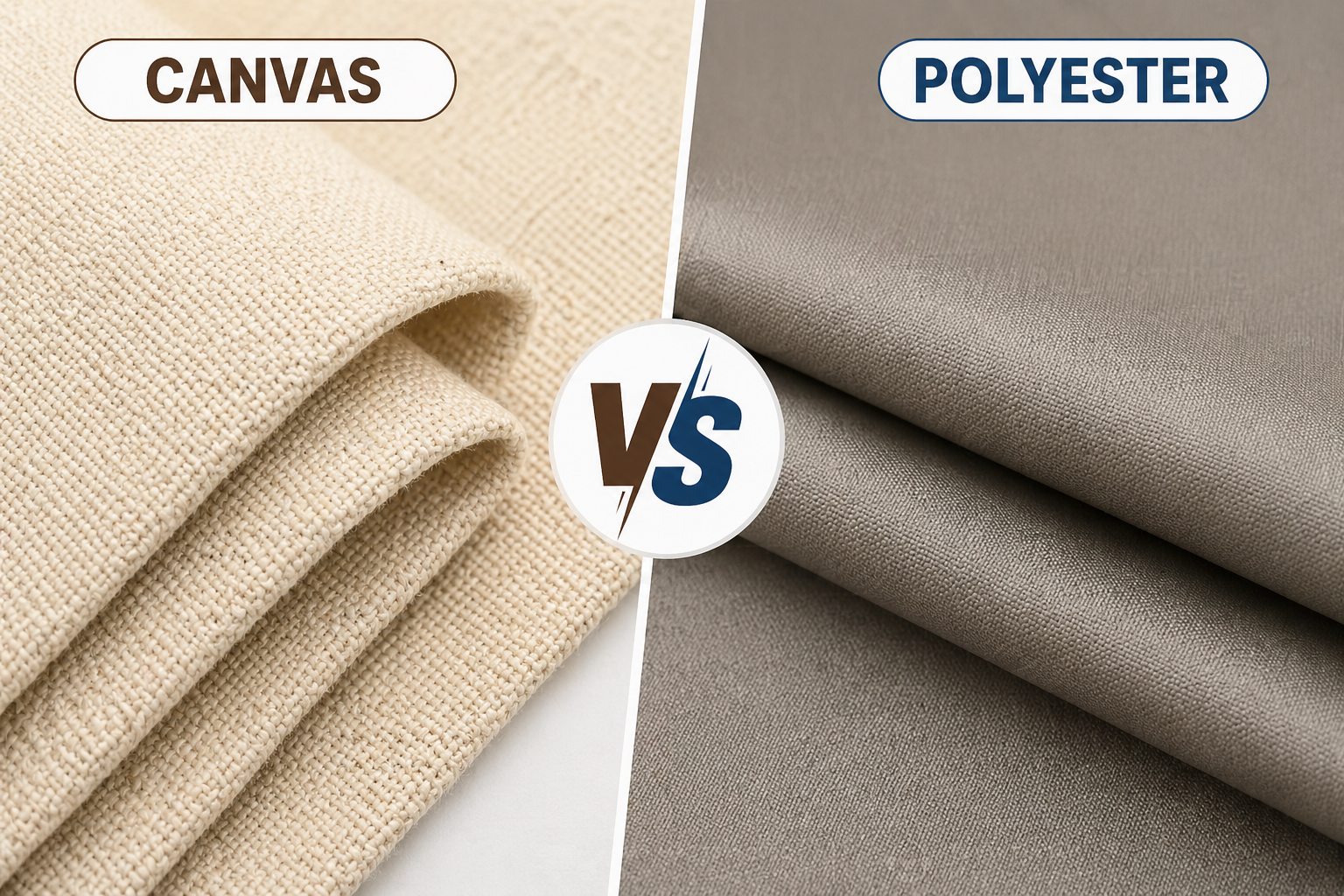 So Sánh Vải Canvas Và Polyester 